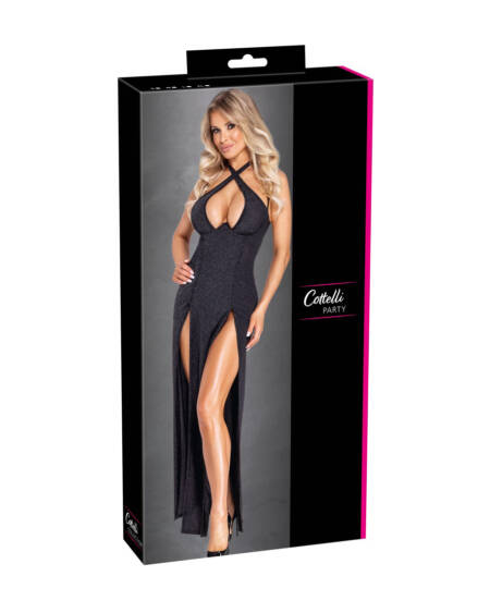 Cottelli Collection Long dress with black choker