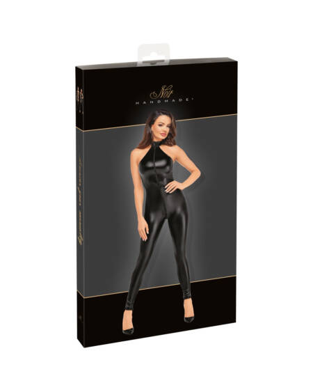 Exclusive overall in power wet look by Noir Handmade