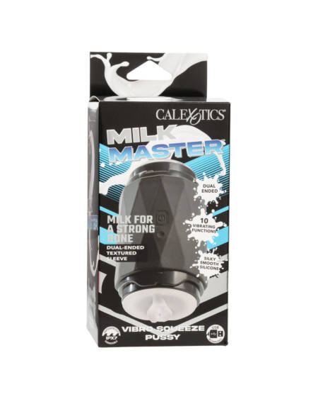 Milk Master Vibro Squeeze Pussy Stroker