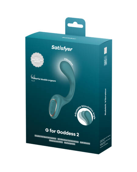 SATISFYER – G FOR GODDESS 2 VIBRATOR GREEN