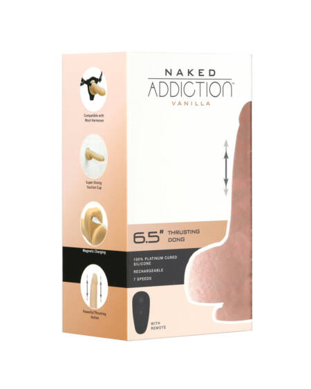 6.5" Thrusting Dong RC - Naked Addiction