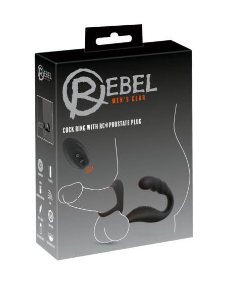Prostate Massager Rebel Silicone Black