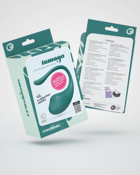 tamago Vibrating egg with remote (Green)