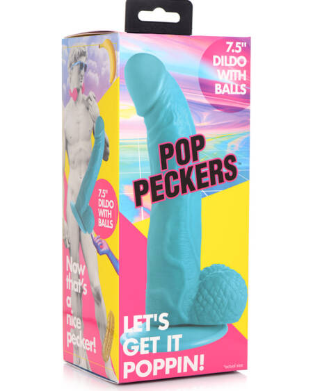 Dildo with balls by Pop Peckers
