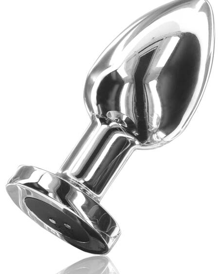 Large Vibrating Metal Butt Plug