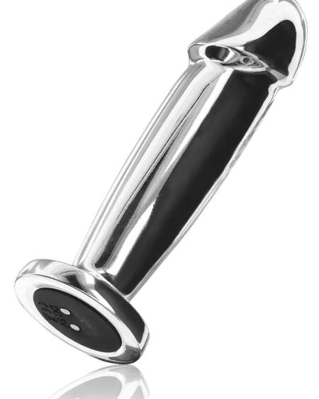 Intruder Large Vibrating Metal Butt Plug