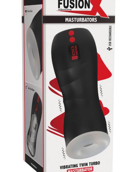 Vibrating Twin Turbo Masturbator
