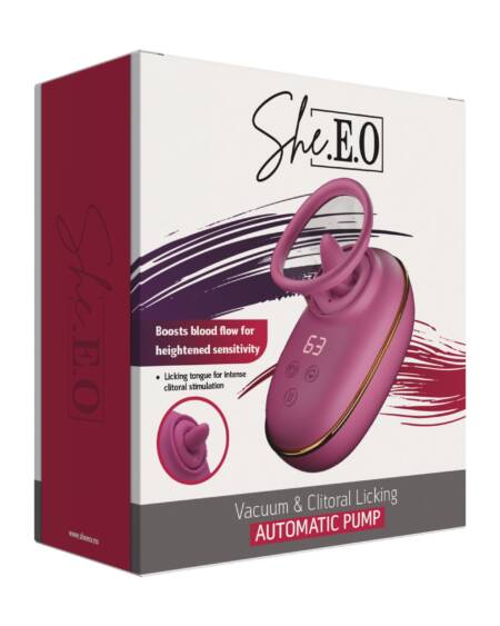 Vacuum and Clitoral Licking Automatic Pump
