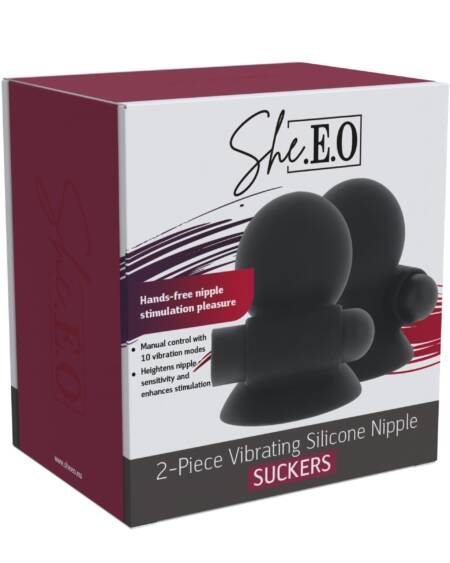 Vibrating Silicone Nipple Suckers