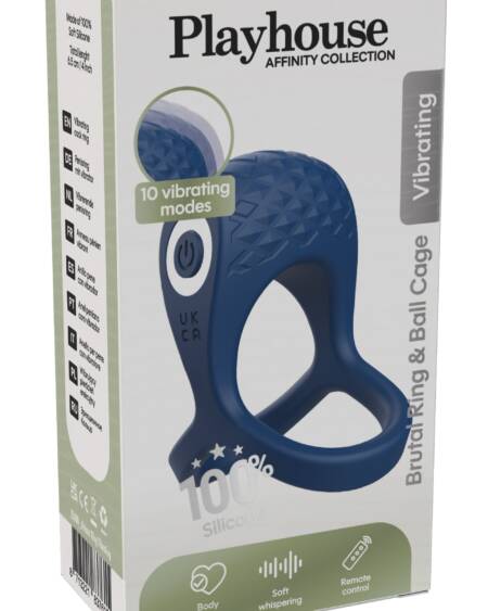 Vibrating Brutal Ring & Ball Cage