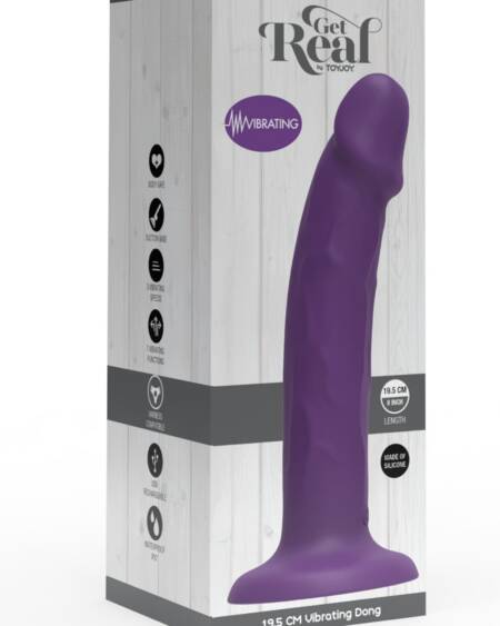 Get Real 19.5cm Vibrating Dong