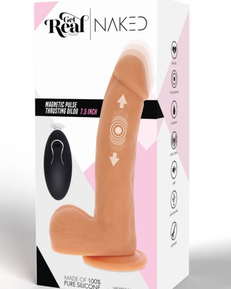 Magnetic Pulse Thrusting Dildo 7.5"