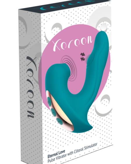 Eternal Love Pulse Vibrator with Clitoral Stimulator