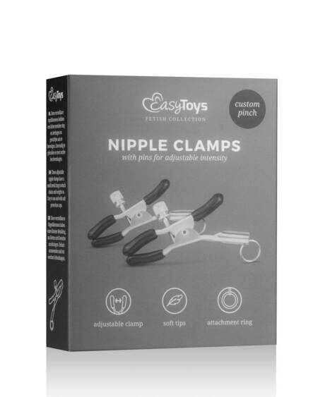 Nipple Clamps with Pins for adjustable intensity