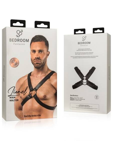 High Halter leather body harness