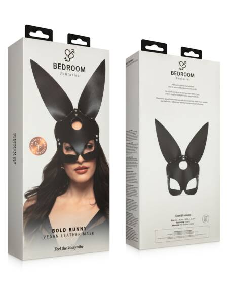 Bold Bunny Vegan Leather Mask