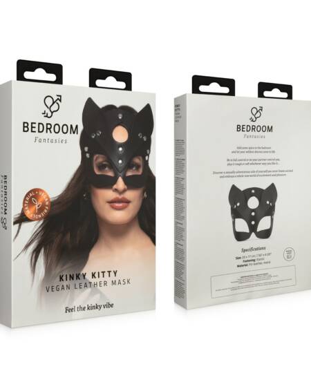Kinky Kitty Vegan Leather Mask
