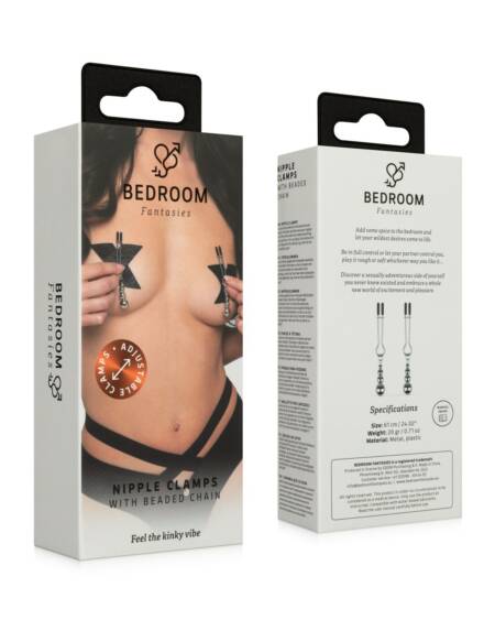 Nipple Clamp With Beaded Chain