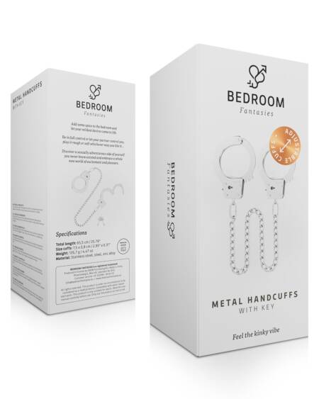 Metal Handcuffs with Key