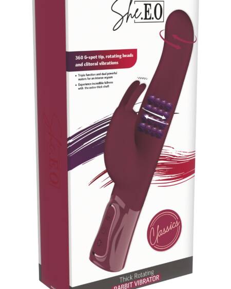 She E.O Thick Rotating Rabbit Vibrator