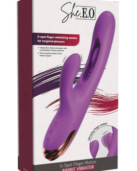 She E.O G-Spot Finger Motion Rabbit Vibrator