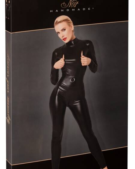 Bondage Latex Costume - Noir Handmade