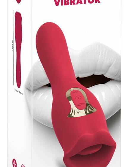 Oral Fun Vibrator Moving Lips Vibrating Tongue & Shaft