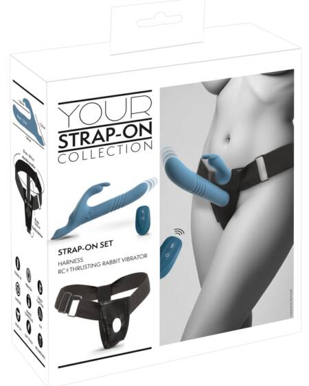 Strap- On Vibrating Dildo Set