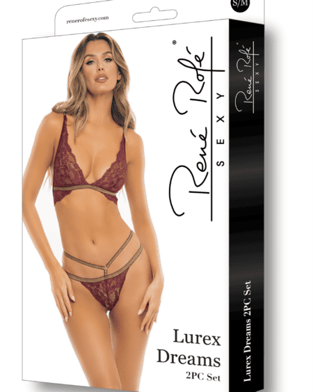 Lurex Dreams 2pc Set Red